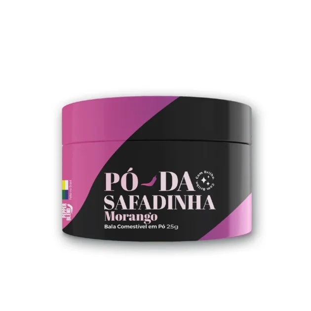 Pó da Safadinha Bala em Pó 25g - Morango