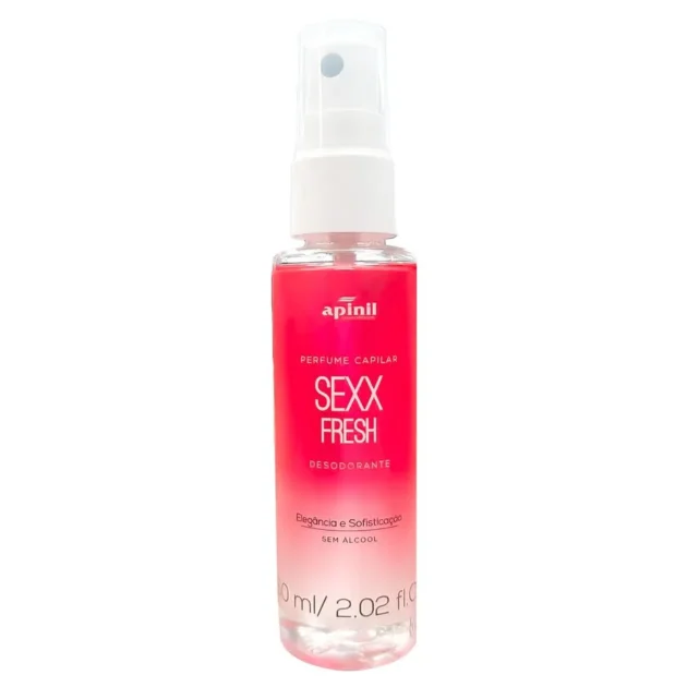 Perfume para Cabelo Sexx Fresh 60ml sem Alcool