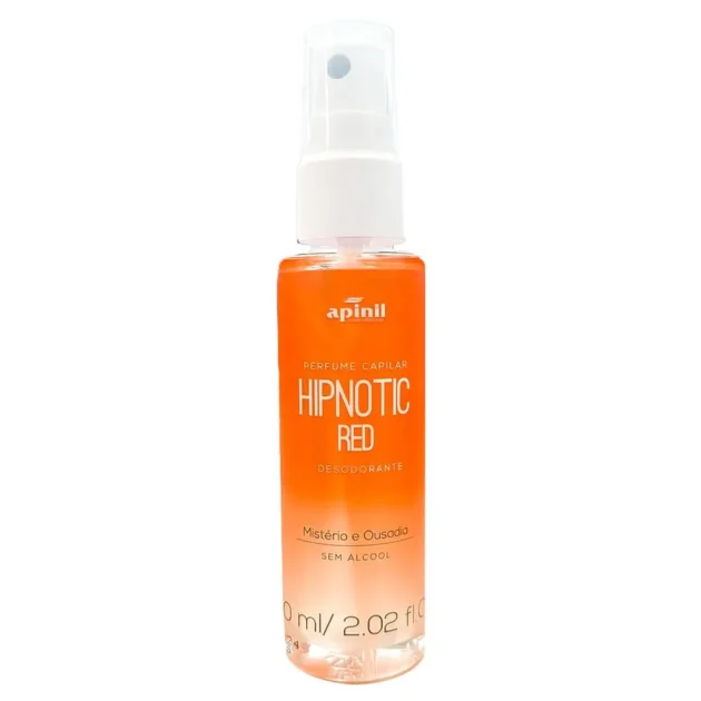 Perfume para Cabelo Hipnotic Red 60ml sem Alcool