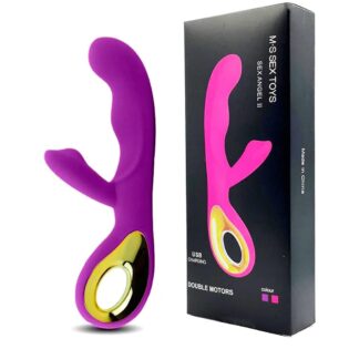 Sex Angel II - Vibrador Estimulador De Ponto G E Clitóris Recarregável 10 Modos De Vibração Silicone