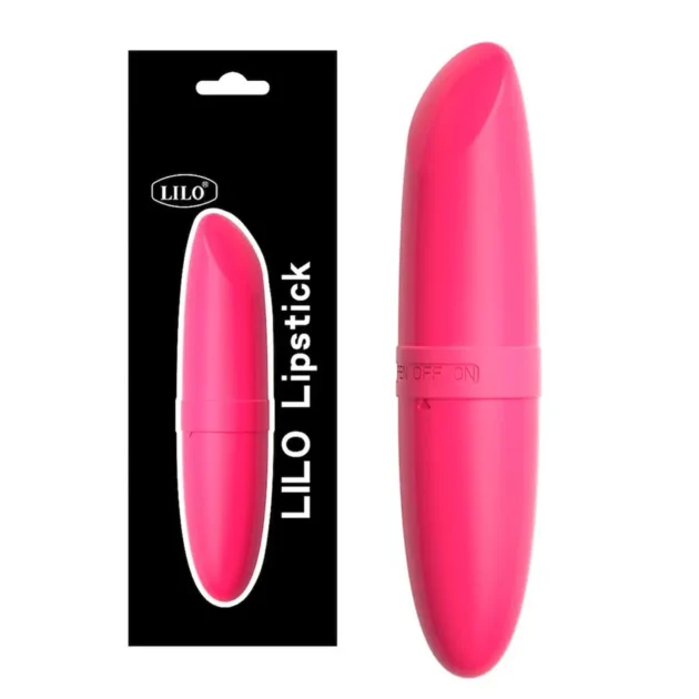 Mini Vibrador em ABS Formato de Batom - Imagem 2