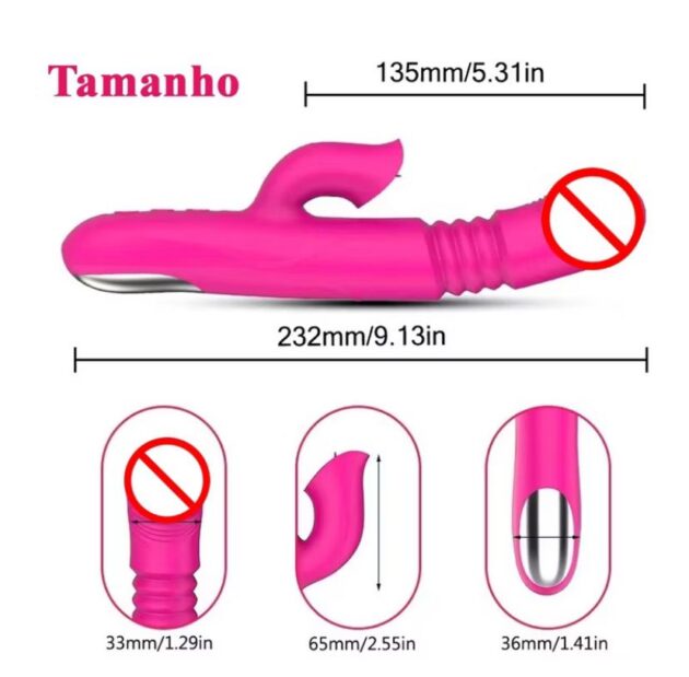 VIBRADOR LUXO ESTIMULADOR DE CLITORIS E AQUECIMENTO - Imagem 4
