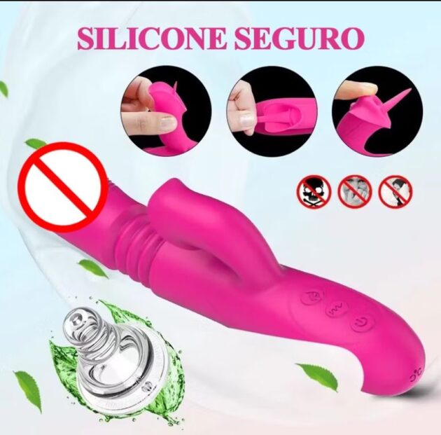 VIBRADOR LUXO ESTIMULADOR DE CLITORIS E AQUECIMENTO - Imagem 5