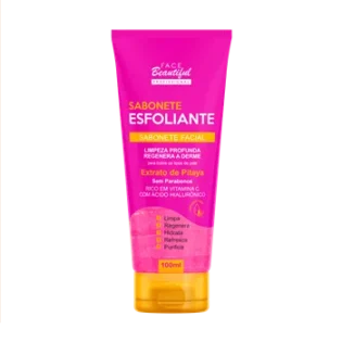 Sabonete Facial Esfoliante Extrato de Pitaya